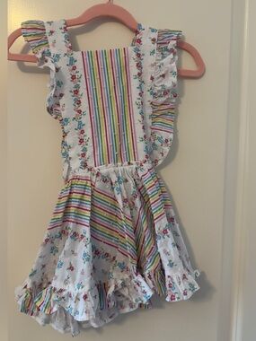 Rainbow Numi Pinafore Dress 3T